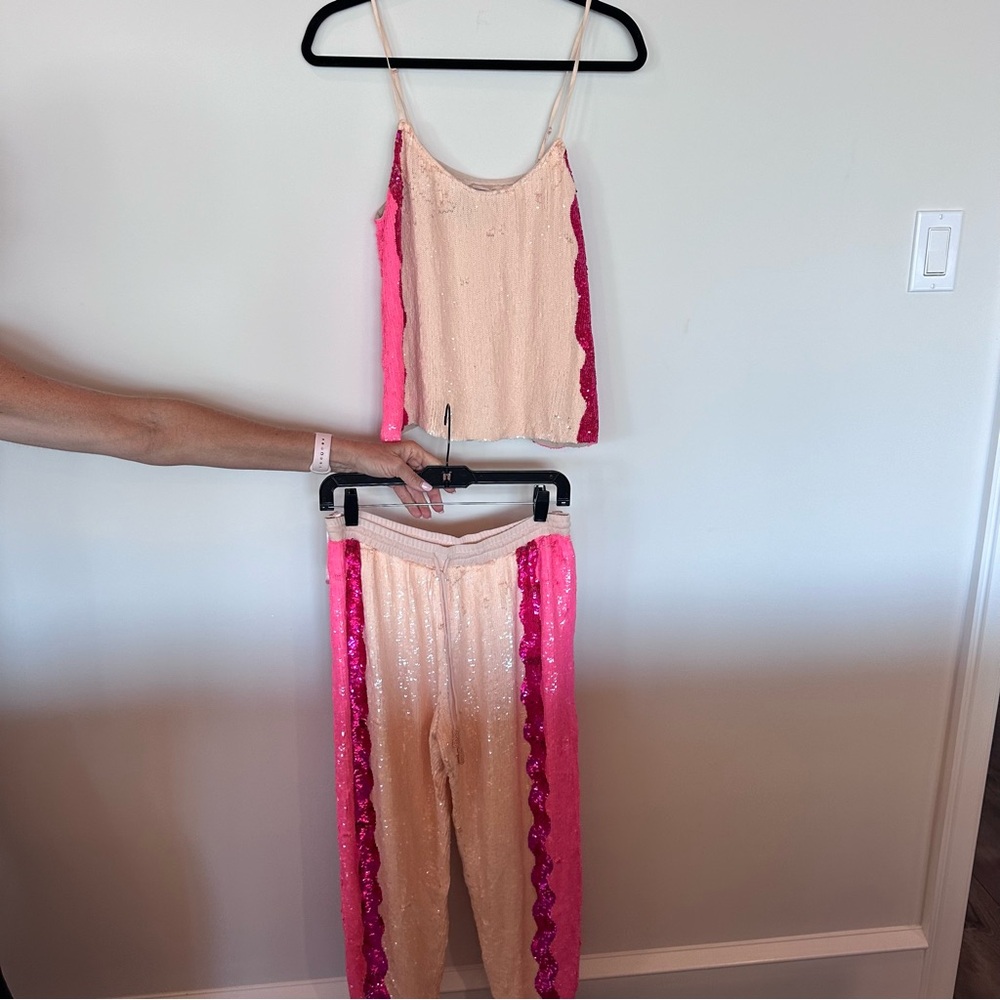 Retrofete Sequin Jogger Set